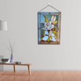 thumbnail image 4 of Decorative Stained Rectangle Window Panel Pendant Wall Decoration, 4 of 8