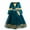 A, variant on Girls Medieval Costume Hallowen Cosplay Princess Dress, Little Girls for 3-9Y