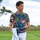 thumbnail image 3 of Fotbe Undersea Animals Camiseta Polo de Golf para Hombre con Estampado – Camisa Deportiva Transpirable con Cuello Abotonado-Small, 3 of 6