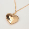 thumbnail image 2 of El collar de amor en forma de corazón se puede abrir con un pequeño enchapado de fotos, collar de caja de fase en forma de corazón de melocotón con flores huecas de estilo coreano para mujer, 2 of 5