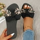 thumbnail image 5 of Amzcrzy Zapatos de mujer,Zapatos de mujer,Zapatillas de mujer, Zapatos de moda para mujer, zapatillas informales con punta redonda y tacón de cuña, sandalias de playa florales Sandalias Mujer Zapatil, 5 of 9