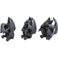 thumbnail image 4 of Ebros Winged See Hear Speak No Evil Squatting Gargoyle Shelf Sitters 3.75" Tall, 4 of 6