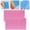 Pink, variant on 10-Pack Colored Document Sleeves, 8 Assorted Colors L-Shaped Plastic Folders with Pockets, Folders Bulk Plastic Sleeves for Paper 8.5X11, Letter Size 8.5X11 Project Pockets, Acid-Free,Blue
