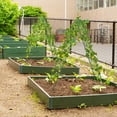 thumbnail image 2 of Costway 2 Pack Rustproof Metal Garden Trellis 71" x 20" Wire Lattice Panel for Patio Green, 2 of 9