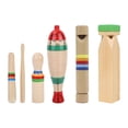 thumbnail image 4 of Juego de percusión de juguetes musicales Montessori para niños, juguetes musicales artísticos para bebés y niños 6 piezas, 4 of 9