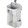 thumbnail image 2 of JUPSK Baby Hanging Diaper Caddy, Foldable Baby Changing Table Diaper Organizer Crib Hanging Storage Bag, Polyester Oxford Cloth, 2 of 7
