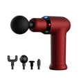 thumbnail image 2 of Cateissary Masajeador de músculos, Motor portátil sin escobillas, 8 velocidades, tipo C, funciona con batería, bajo ruido, alto par, ABS, Mini Kits de decoración para fiestas Rojo, 2 of 6