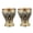 Gold, variant on Giaone Elegant Geometric Pattern Alloy Wine Goblets Shot Glass Perfect For Formal Event And Casual Gatherings