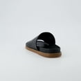 thumbnail image 5 of CUSHIONAIRE Women's Nugget one band footbed sandal with +Comfort, Wide Widths Available, Espresso 8 W, 5 of 5