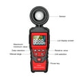 thumbnail image 2 of Xingzhi Light Meter Dust  Cover Button Portable Digital Illuminometer Skidproof Test Meters Detection Electrician Household Red 2, 2 of 8