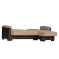 thumbnail image 4 of Ottomanson Origins Pro Modern Convertible L-Shaped Sectional Sofa, Beige Chenille, 4 of 6