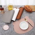 thumbnail image 1 of Lubelski Double-Sided Table Placemat Wear Resistant Waterproof Non-slip Design Heat Insulation Table Mat Cup Coaster, 1 of 8