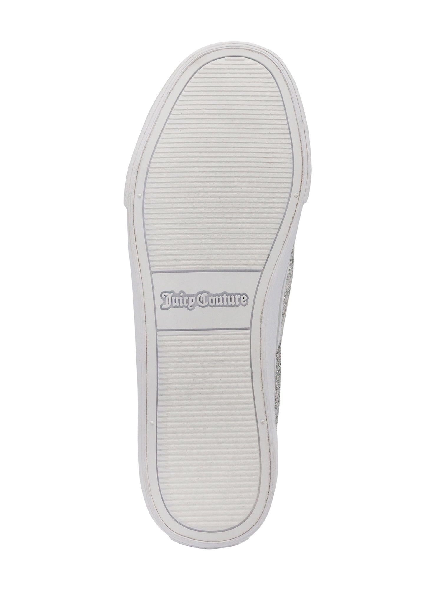Juicy Couture Women's Glitter Slip-On Sneakers with Memory Foam