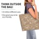 thumbnail image 2 of Fotbe Cactus Alpaca Bolsa Tote Estética de Lona con Estampado para Mujer - Bolsa Reutilizable de Hombro Casual para Vacaciones, Compras, Trabajo y Gimnasio, 2 of 8