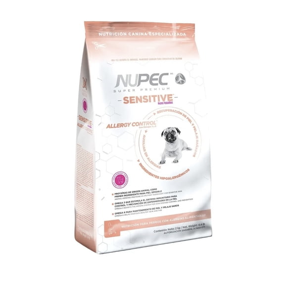 Croquetas Nupec Sensitive Razas Pequeñas 2 Kg