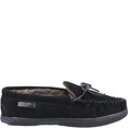 thumbnail image 2 of Hush Puppies - Pantuflas de Ante Ace para Hombre (Negro), 2 of 4