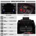 thumbnail image 4 of VOLTZ TOYS Licensed Ford F-150 Raptor 12V Ride-On Truck for Kids – Dual 25W Motors, Remote Control, LED Lights & Music, 4 of 6