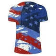 thumbnail image 6 of DODADAWANJ 4th of July Tshirt for Men American Flag Graphic Tees Men Independence Day Patriotic T Shirt Loose Short Sleeve Crewneck Holiday Tops XL, 6 of 6
