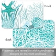 thumbnail image 4 of CounterArt Coral Life Reversible Easy Care Plastic Placemat 4-Pack, 4 of 8