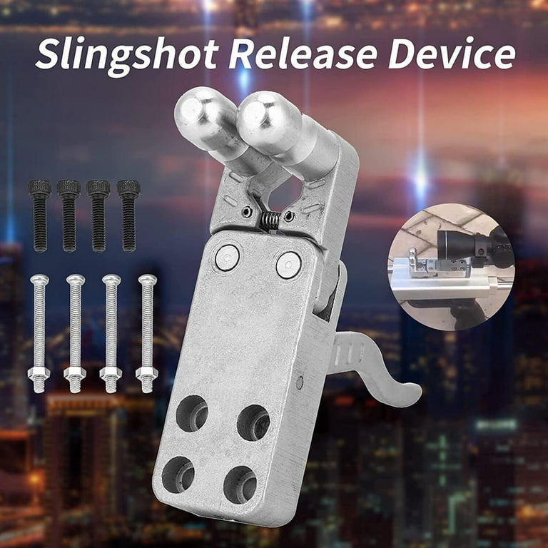Vobor Hand-held Slingshot Release Device DIY Catapult Trigger Sling Shot  Accessory W/8 Screws