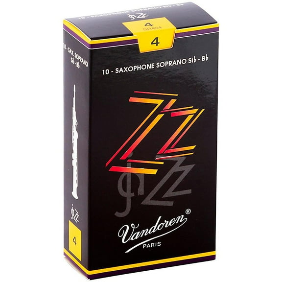 Vandoren ZZ Series Soprano Saxophone Reeds (Box of 10) - Strength 4