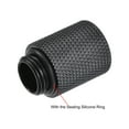 thumbnail image 4 of Unique Bargains Male to Female Extender Fitting G1/4 x 20mm for Computer Water Cooling System Black 4pcs, 4 of 5
