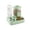 B, variant on Automatic Cat Feeder and Water Dispenser Set with Stainless Steel Bowls, Gravity Pet Food Feeder for Small Medium Dogs Puppy Kitten, Travel Waterer for Home Indoor Outdoor