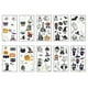 thumbnail image 1 of Fluorescent Waterproof Tatoos Sticker Temporary Sticker for Halloween Party, 1 of 5