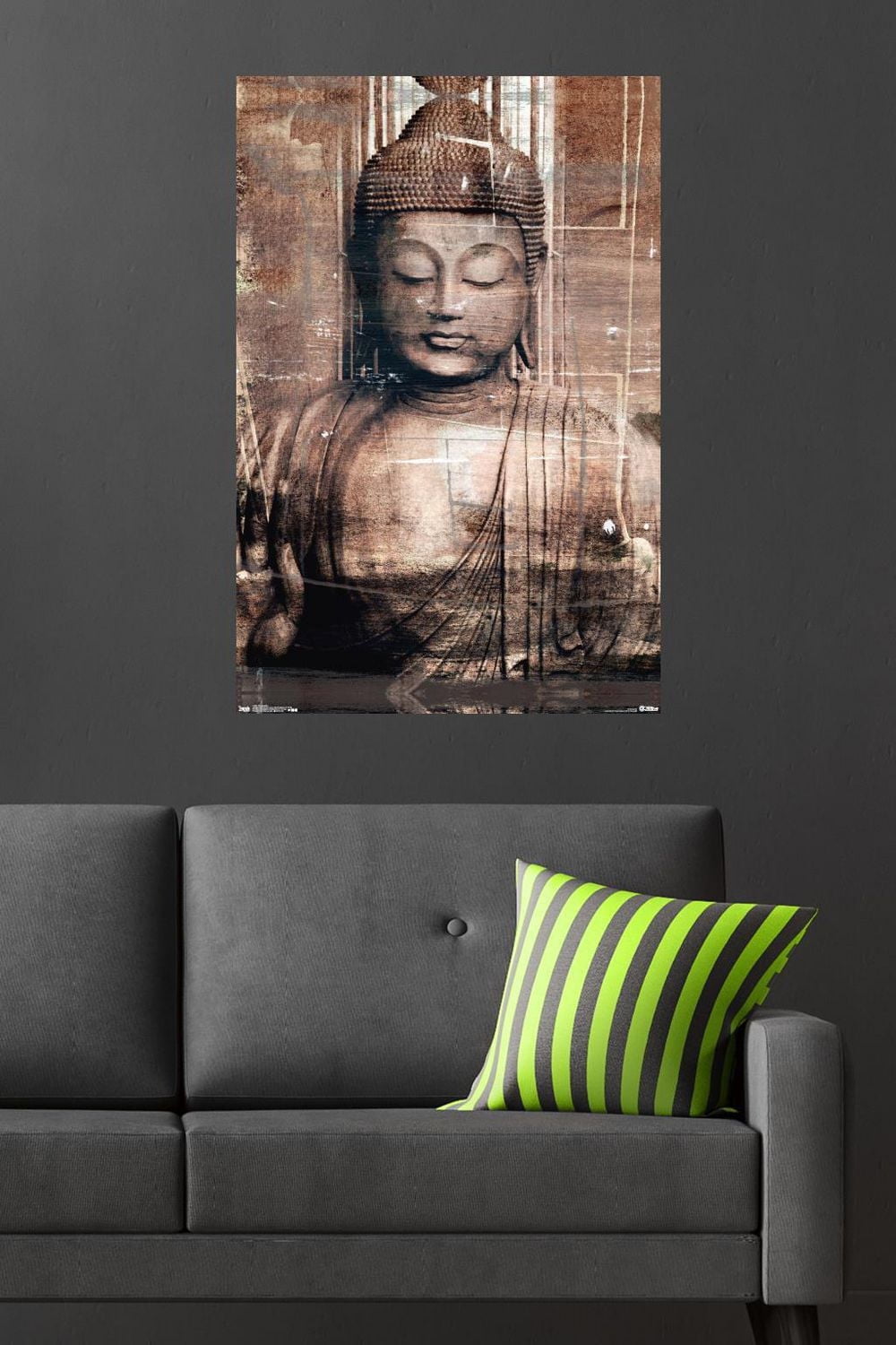 Thai Buddha Wall Poster, 22.375" x 34"