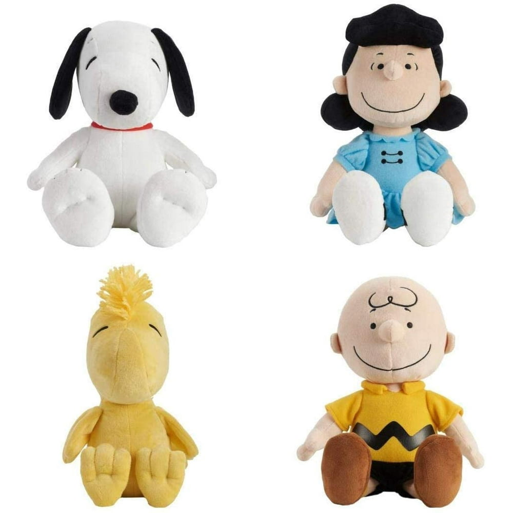 Set Of 4 Kohl S Cares Snoopy Charlie Brown Lucy And Woodstock Plush