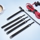 thumbnail image 4 of Organizador de cables Tholdsy 1-10 Uds. Protector de Cable 30 cables Negro 7 piezas, 4 of 6
