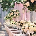 thumbnail image 5 of 4Pcs(32 FT) Artificial Rose Vine Fake Flower Garland Hanging Rose Ivy Hanging Baskets Wedding Arch Garden Background Decor (Red), 5 of 5
