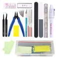 thumbnail image 3 of Model Tool Kit, 24 Pieces Miniature Tools Model Kit, Modeling Tools, Model Kits With Box For Buildings, Airplanes, Cars, Robots, Cartoons, 3 of 9