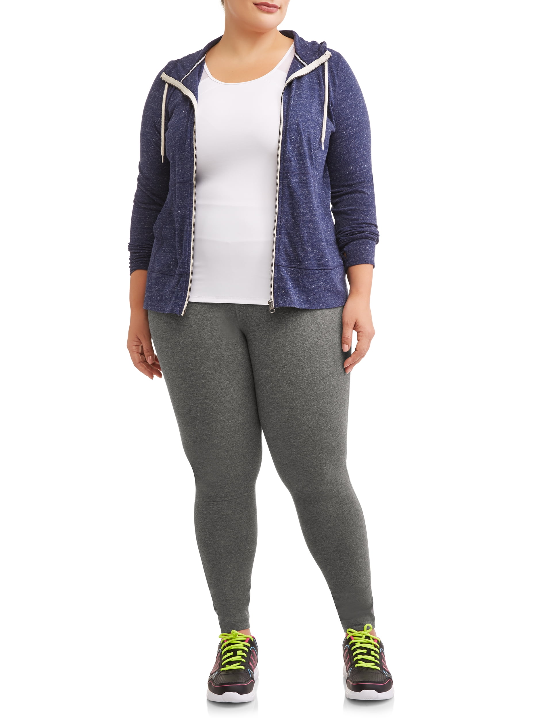 Active Heathered Supplex Tights Made In USA FIT Thrive by