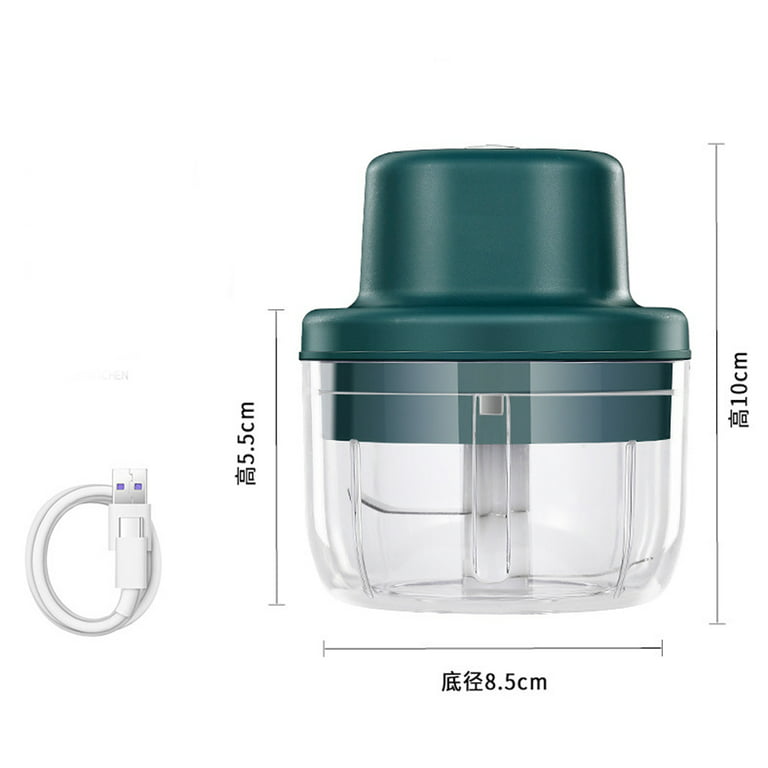 Real Simple Electric Mini Food Processor | Great for Garlic, Onion, Ginger,  Jalapeño, Mini Chopper for Quick Food Prep Station | Portable USB