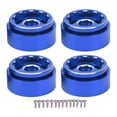 thumbnail image 2 of 4pcs RC Car Beadlock Wheels Rims, Aluminum Alloy 1.0 Inch Wheels for 1/18, 1/24 Axial SCX24 RC Cars, 2 of 8