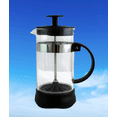 thumbnail image 3 of Dependable Industries Essential Glass French Press: 12oz Compact Brewer for Fresh Coffee & Tea, 3 of 6