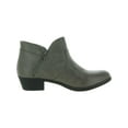 thumbnail image 2 of Sun + Stone Womens Abby Faux Suede Block Heel Ankle Boots, 2 of 3