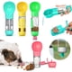 thumbnail image 2 of Botella de agua portátil 3 en 1 para perro, alimentador multifunción para mascotas, tazón para beber, dispensador de comida al aire libre para cachorros y gatitos, cuencos para tazas de agua para masc, 2 of 4