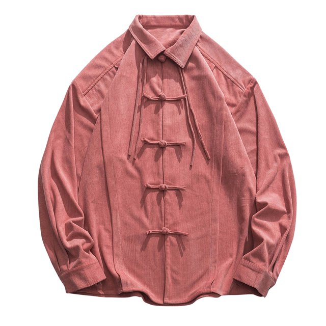 Camisas De Vestir Para Hombre Slim Fit Hombres Otoño Invierno Solo pecho Casual Solapa Playa Manga larga Vacaciones al libre Camisa de vacaciones (Pink, XL)