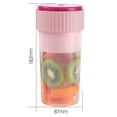 thumbnail image 2 of licuadora portátil, exprimidor de frutas, cargador USB, 450ML, vaso exprimidor, 2 of 6