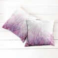 thumbnail image 6 of Ambesonne Flower Throw Pillow Cover 2 Pack, Spring Time Fantasy, 16", Pink Purple, 6 of 7