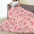 thumbnail image 6 of Pofeuu Fox Print Ultra-Soft Micro Fleece Blanket,for Bed Or Sofa,All Season Throw Blankets Flannel Blanket-60"x50", 6 of 7