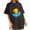 Dark Gray, variant on IROINNID Womens Fashion Short Sleeve Summer Beach Printed Casual Top Pullover T-shirt