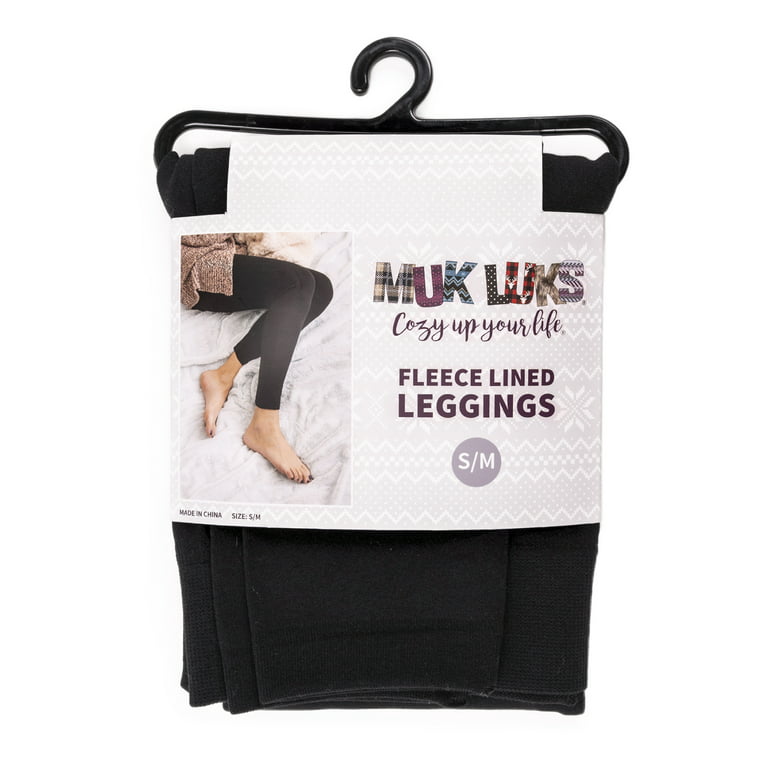 MUK LUKS Fleece Lined Leggings, 1 pair 