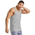 thumbnail image 4 of Hanes Men's Tank Top Sleeveless Shirt Tri-Blend Originals Lightweight sz S-2XL, 4 of 5