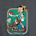 thumbnail image 3 of Pinocchio - No Strings Attached - Women's Racerback Tank Top, 3 of 5
