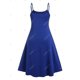 thumbnail image 2 of Vestido Alto bajo de Color Degradado con Estampado Floral de Talla Extra Rosegal  Vestidos Estampados Tallas Grandes, 2 of 5