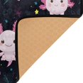 thumbnail image 3 of Ryvnso Cartoon Axolotl Stars Area Rug Floor Mats Non-Slip Home Carpet 80 x 58 inch, 3 of 7