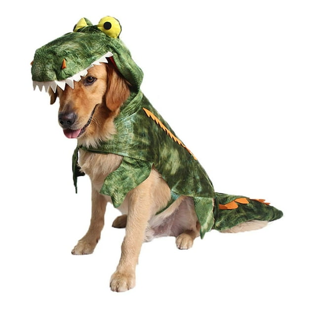 Mono de cocodrilo Coppthinktu para Halloween con disfraz de perro